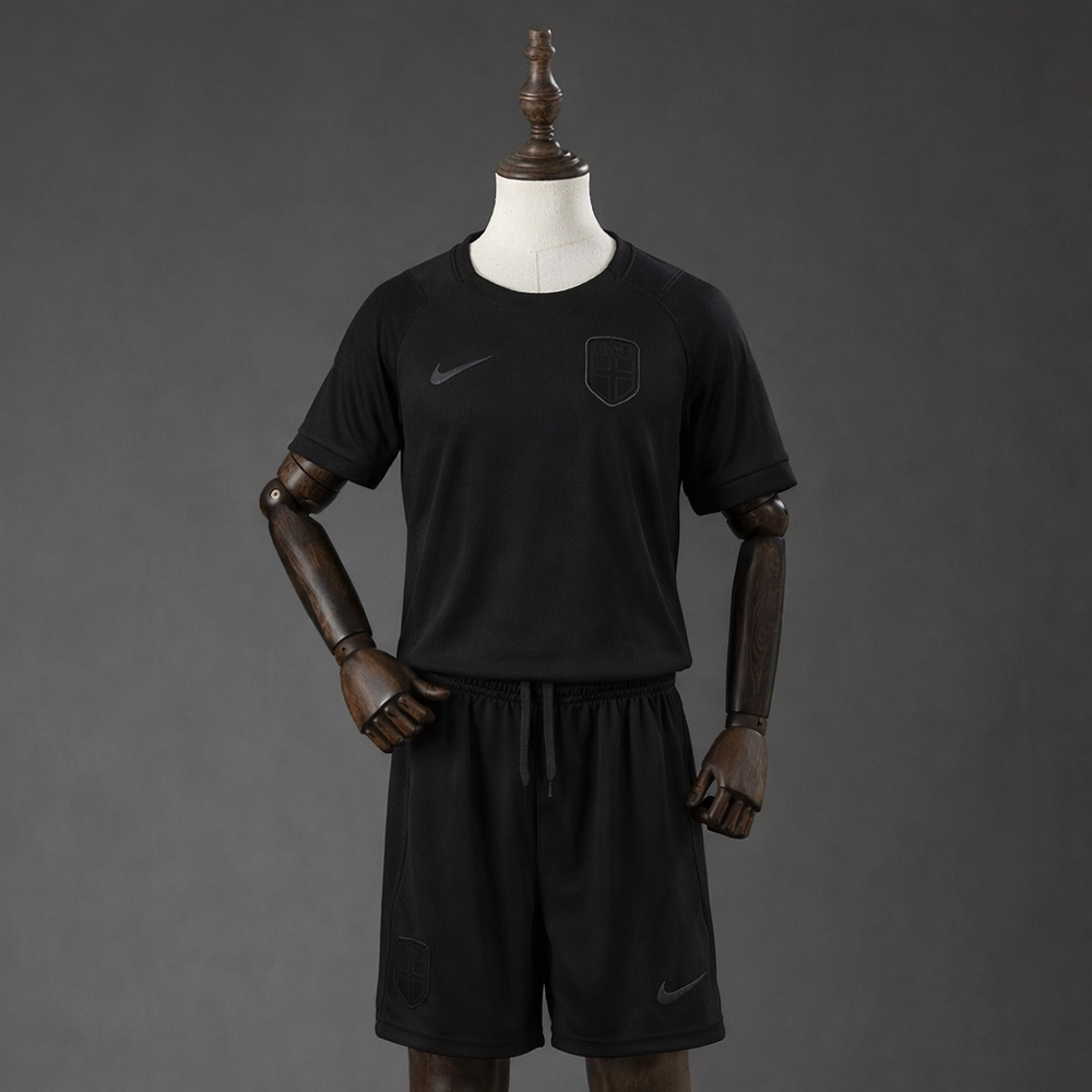 Norge Bortedrakt VM 2026 helsvarte Barn