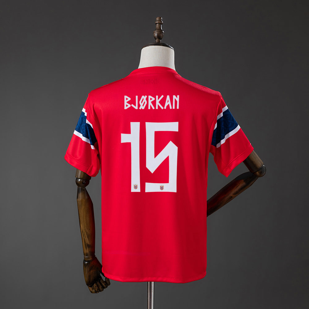 Norge Hjemmedrakt Landslagstrøye VM 2026 F. Bjørkan #15