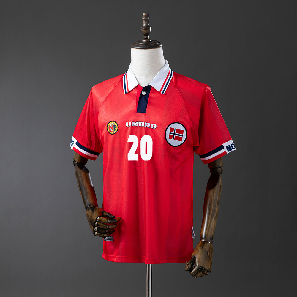 Norge VM 1998 Landslagsdrakt Hjemmedrakt Retro – Solskjær 20