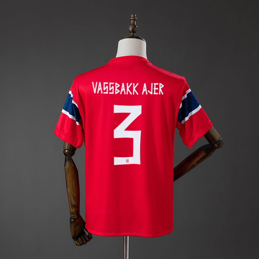 Norge VM 2026 Hjemmedrakt – Kristoffer Ajer 3