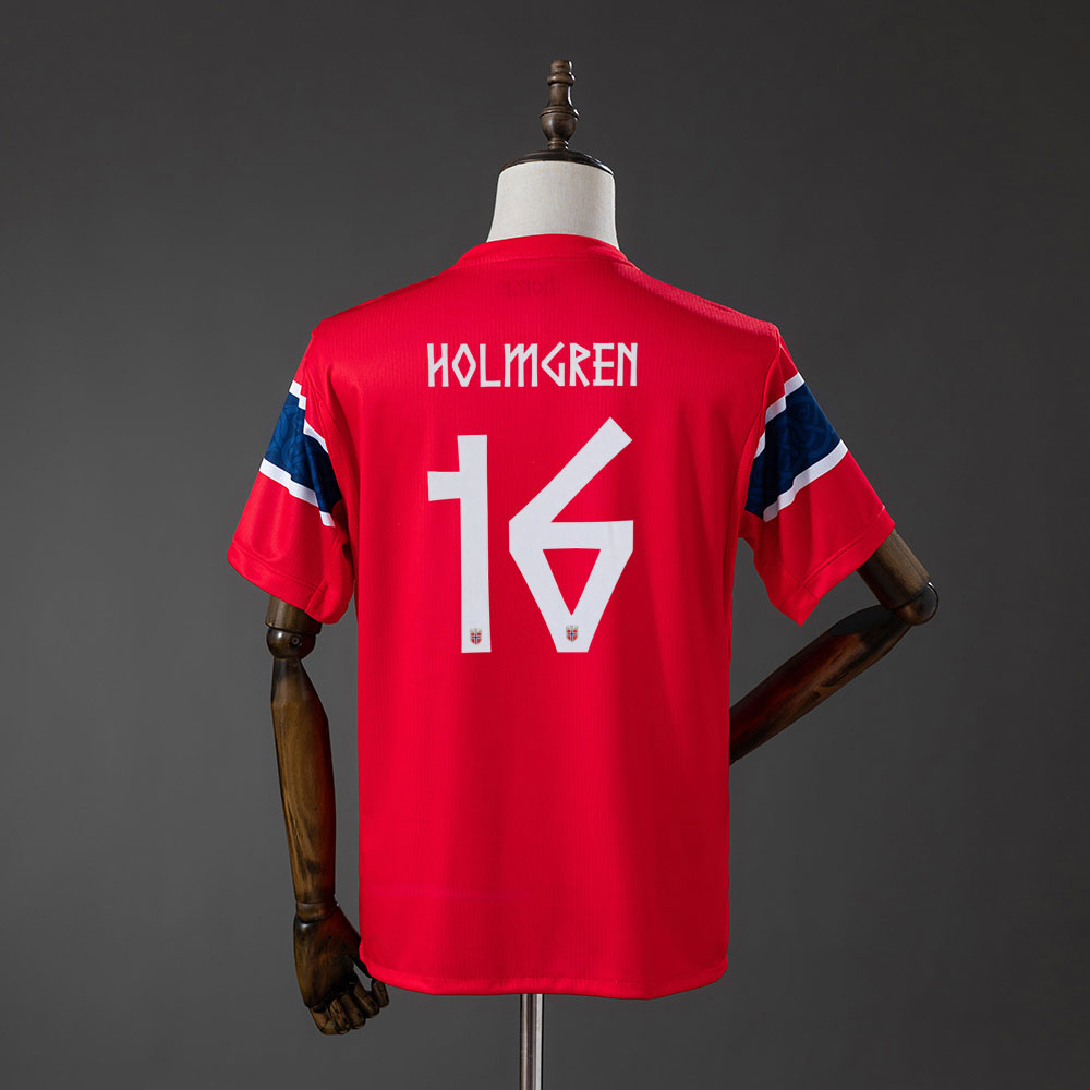 Norge VM 2026 Hjemmedrakt – Marcus Holmgren Pedersen 16
