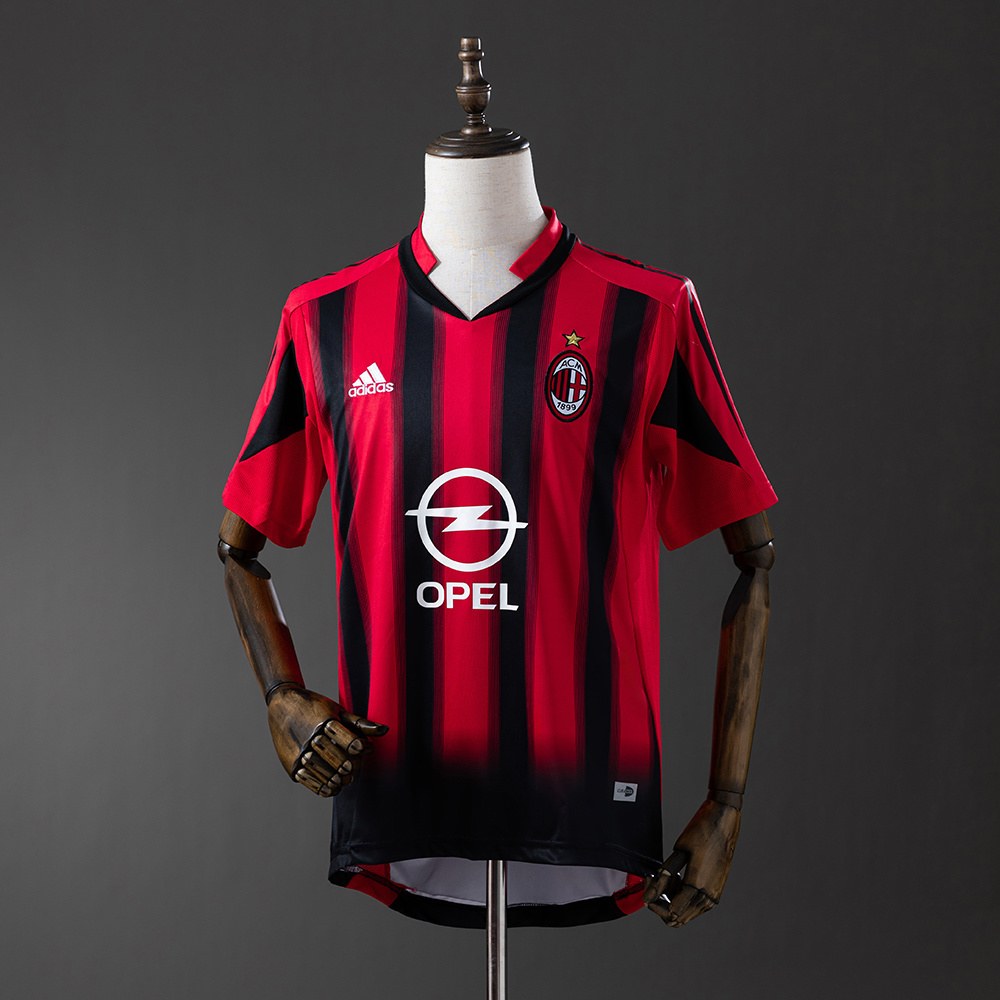Retro AC Milan drakt 2004-05 - klassisk hjemmedrakt