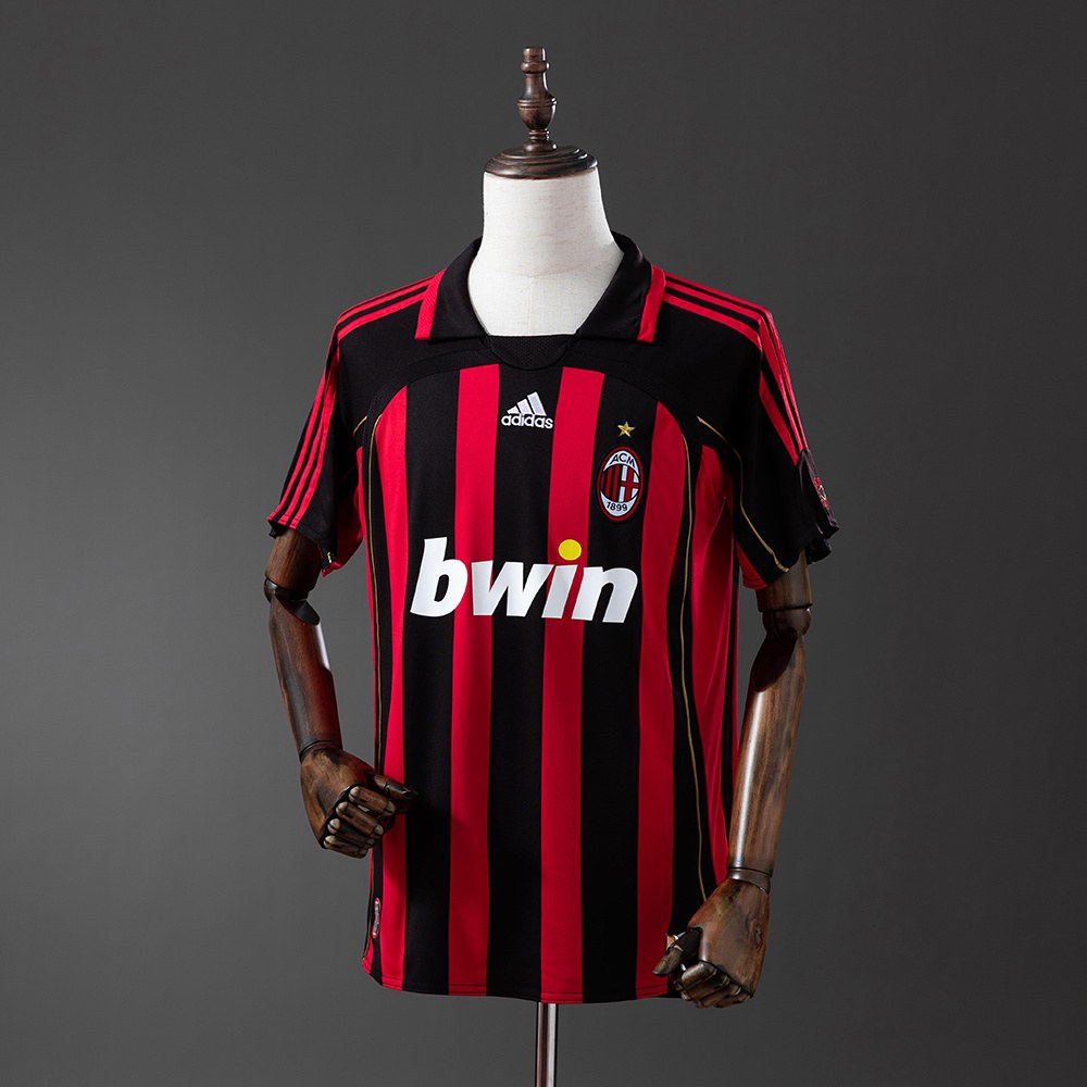 Retro AC Milan hjemmetrøye 2006-07 drakt – Champions League drakt
