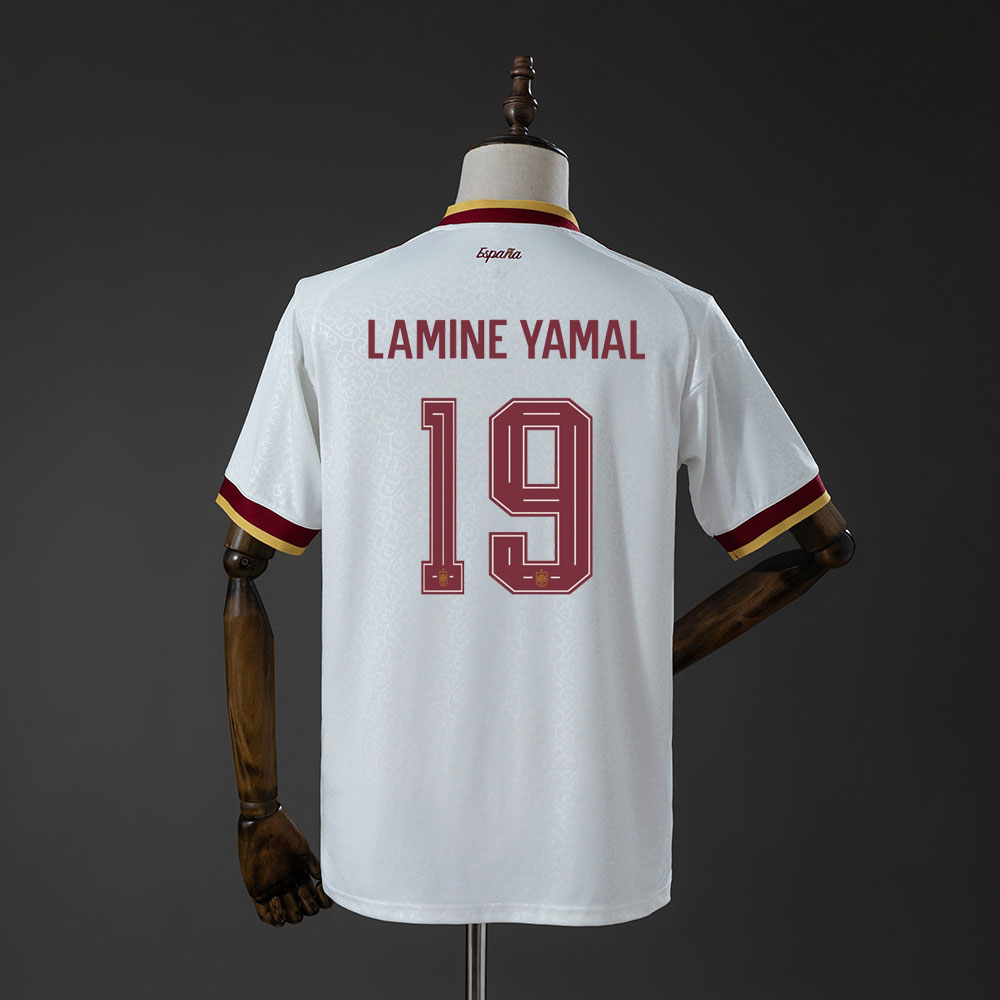 Spania Hjemmedrakt VM 2026 Landslagsdrakten Lamine Yamal 19