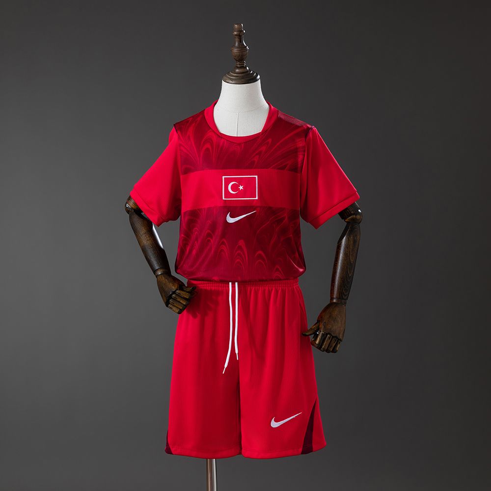 Türkiye VM 2026 Hjemmedrakt Barn – med Shorts