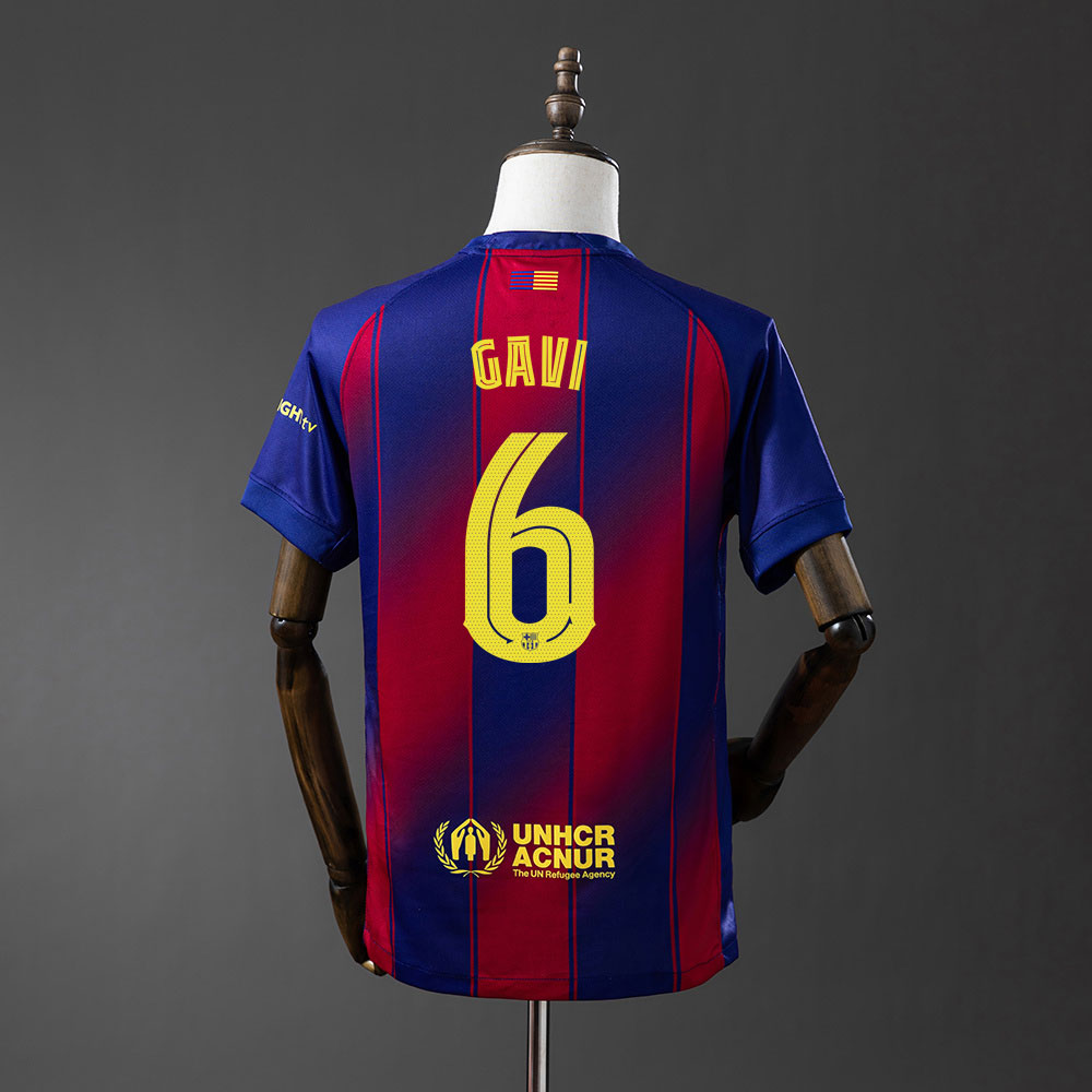 Barcelona 2526 hjemmedrakt Gavi 6 – fotballdrakt med trykk
