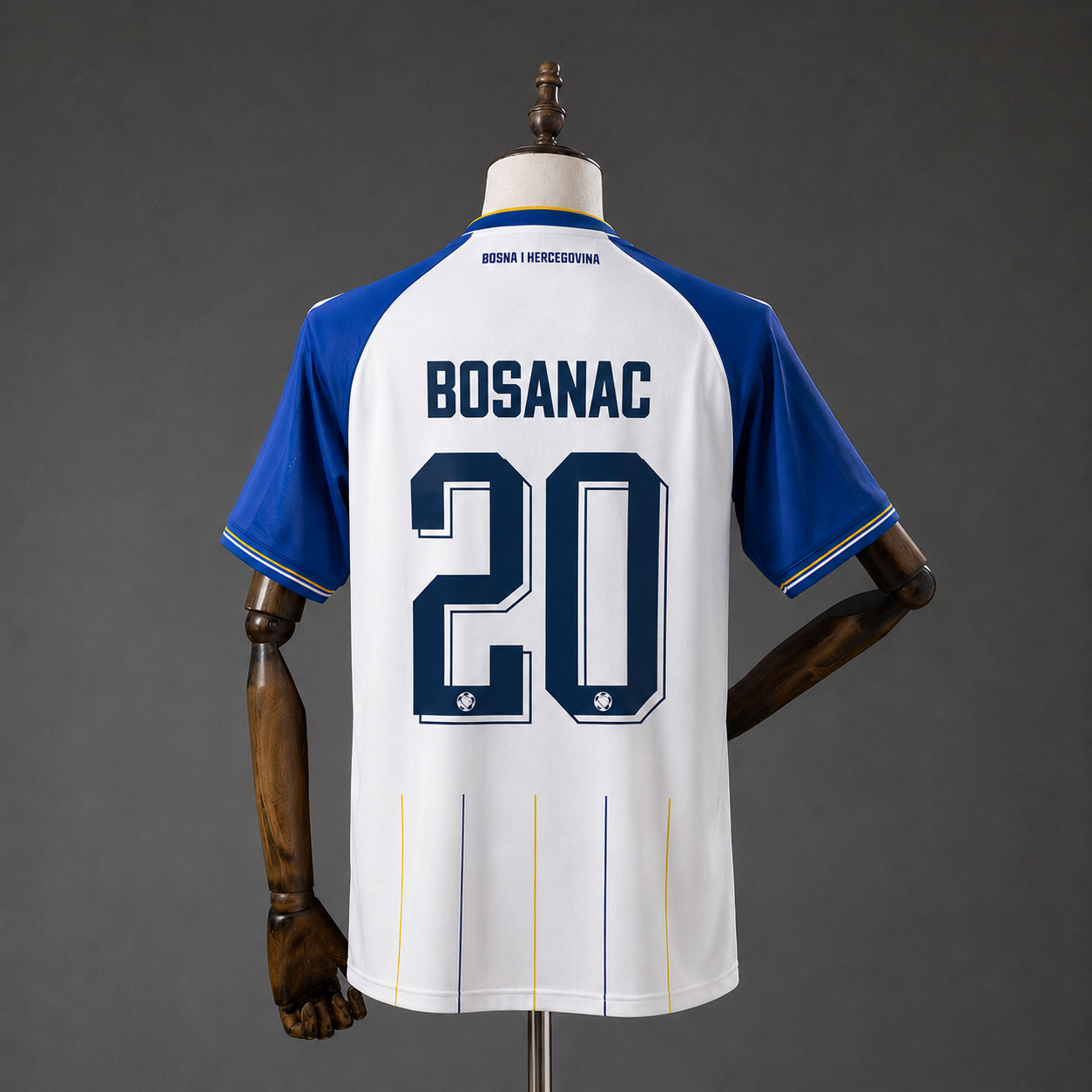 Bosnia-Hercegovina 2026 VM Bortedrakt BOSANAC 20 Ferdig Trykket