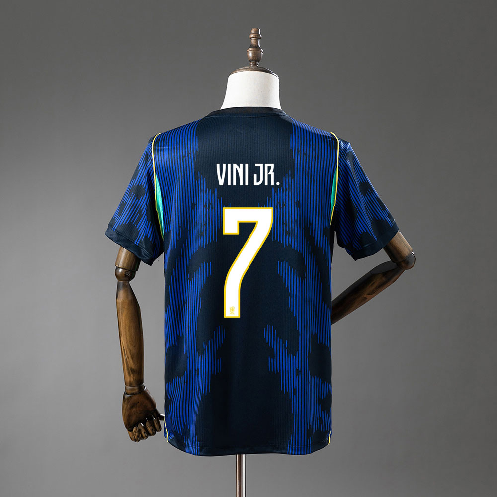 Brasil VM 2026 hjemmedrakt VINI JR. 7 – blå landslagsdrakt