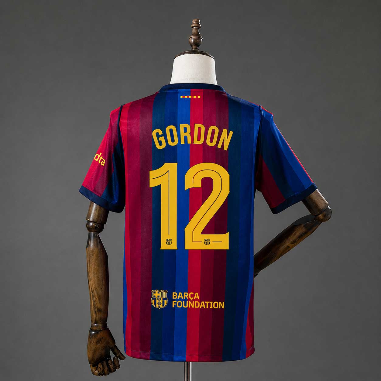FC Barcelona 26-27 Hjemmedrakt Gordon drakt nummer #12