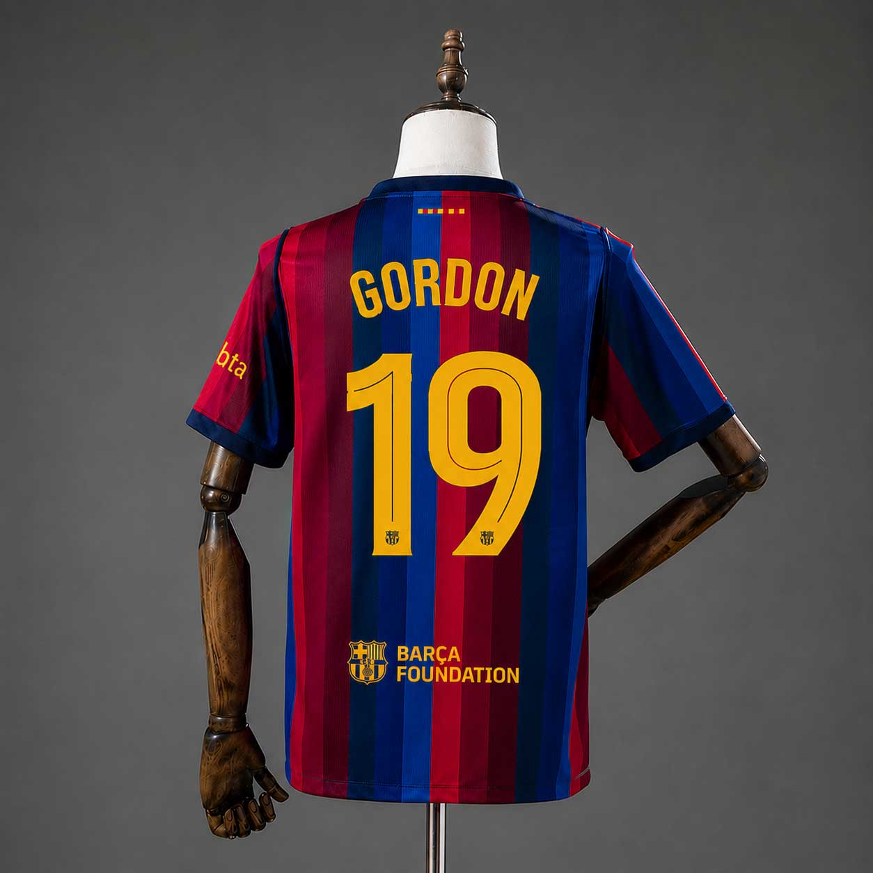 FC Barcelona 26-27 Hjemmedrakt Gordon med 19
