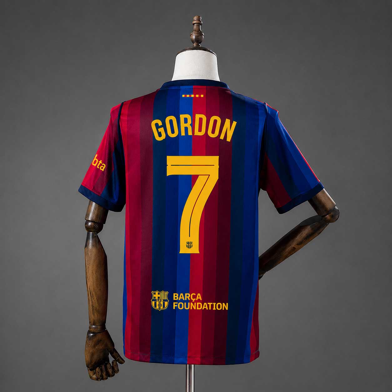 FC Barcelona 26-27 Hjemmedrakt Gordon nummer 7