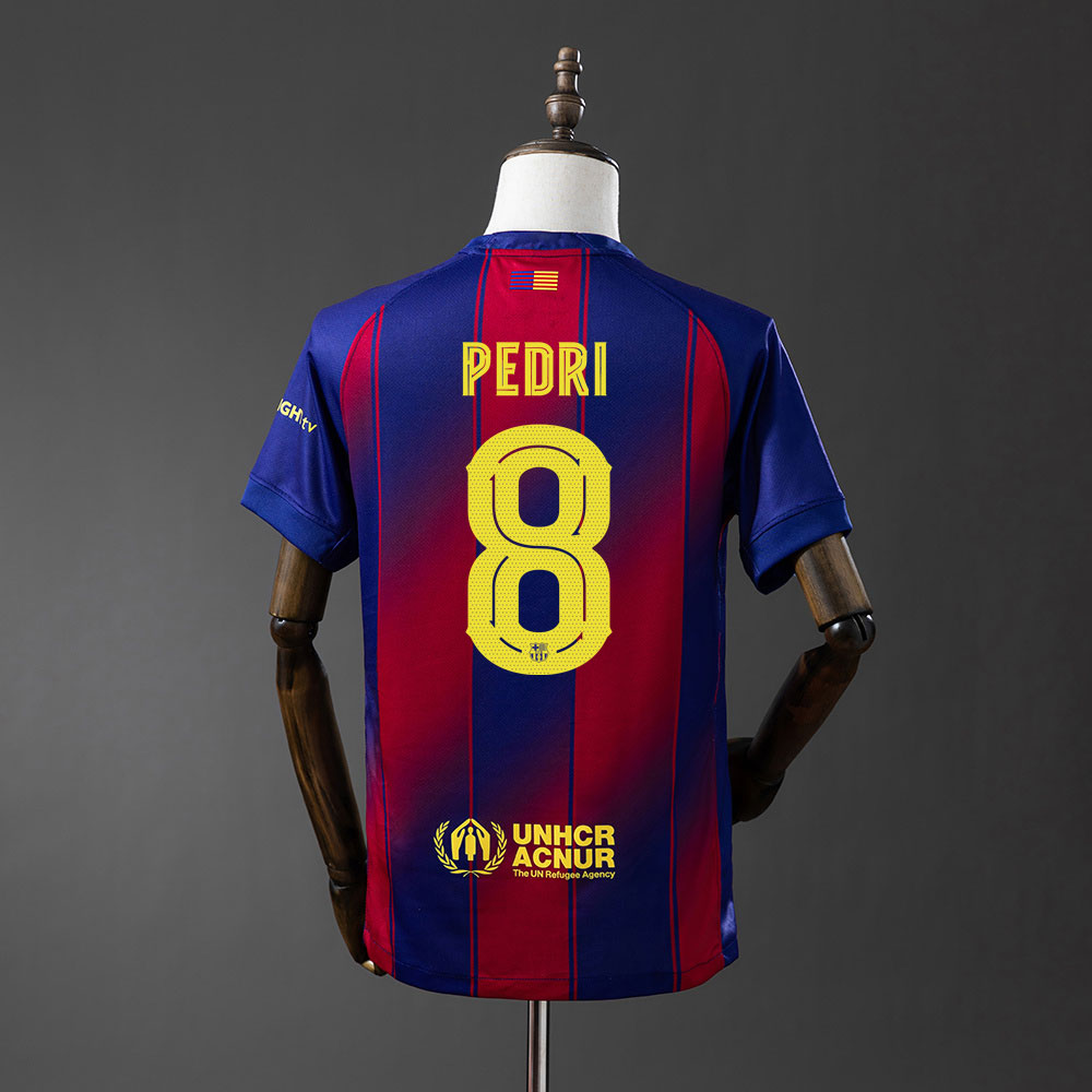 FC Barcelona Hjemmedrakt 2025 26 Med PEDRI 8 Trykk