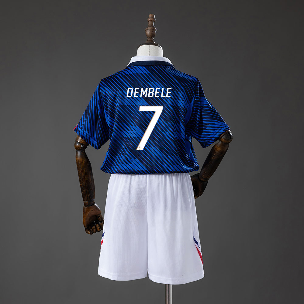 Frankrike VM 2026 hjemmedrakt barn med DEMBELE 7