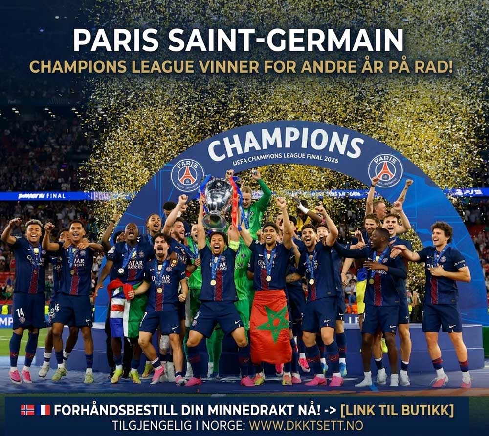 🏆 HISTORISK: Paris Saint-Germain er Mesterliga-mestere for andre år på rad!