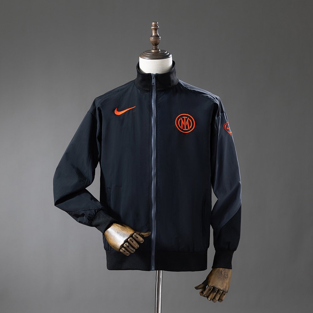Inter Milan 2526 Third Strike Jakke – Svart Fotballjakke