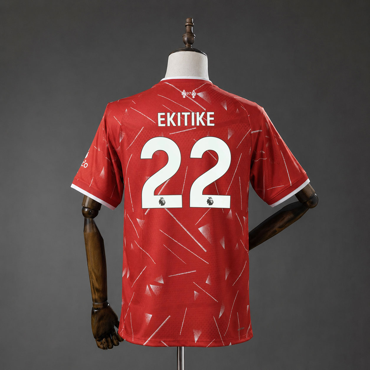 Liverpool drakt 2627 med EKITIKE 22 Trykk – Premier League Hjemmedrakt