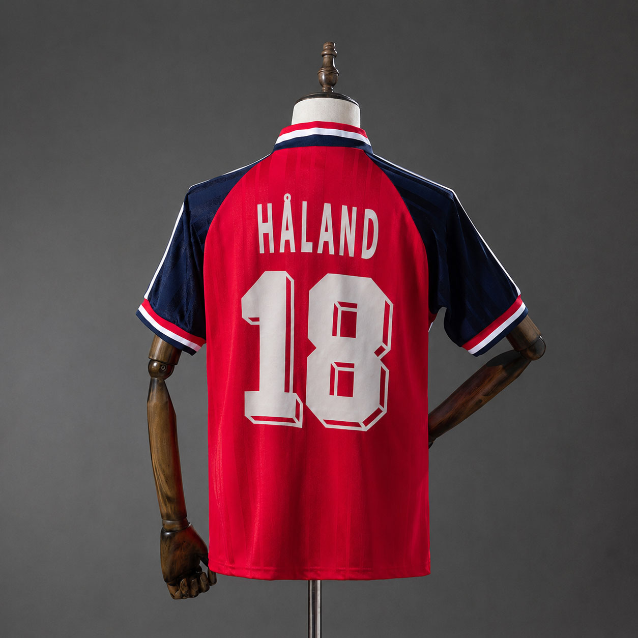 Norge 1994 VM Hjemmedrakt Håland 18 - Retro landslagsdrakt