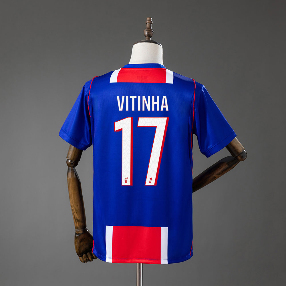 PSG 202627 Hjemmedrakt med VITINHA 17 Trykk – Royal Blå