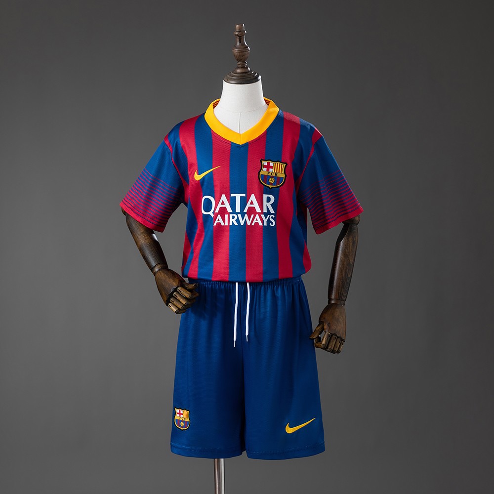 Retro Barcelona 1314 Barnedrakt – Blaugrana Fotballsett