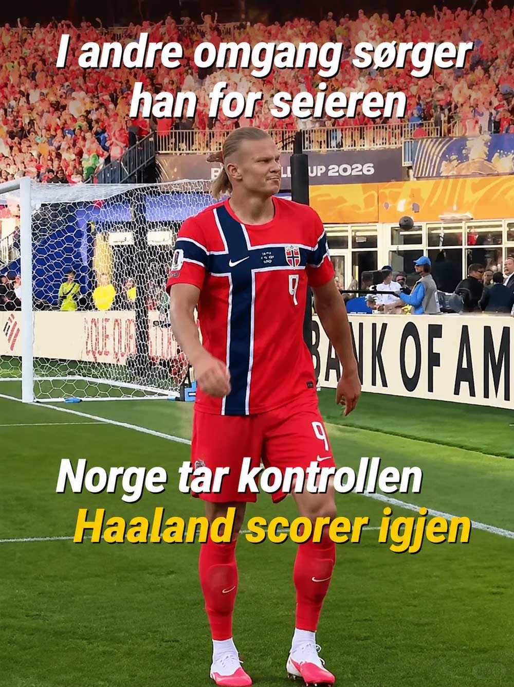 🇳🇴 Norge 2–1 Irak: Haaland avgjør igjen i dramatisk VM-oppgjør