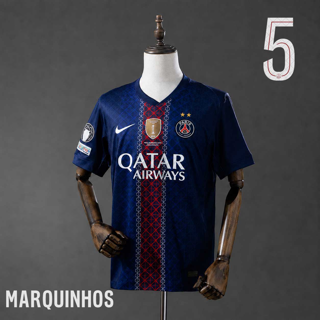 PSG 202526 hjemmedrakt MARQUINHOS 5 – Champions League