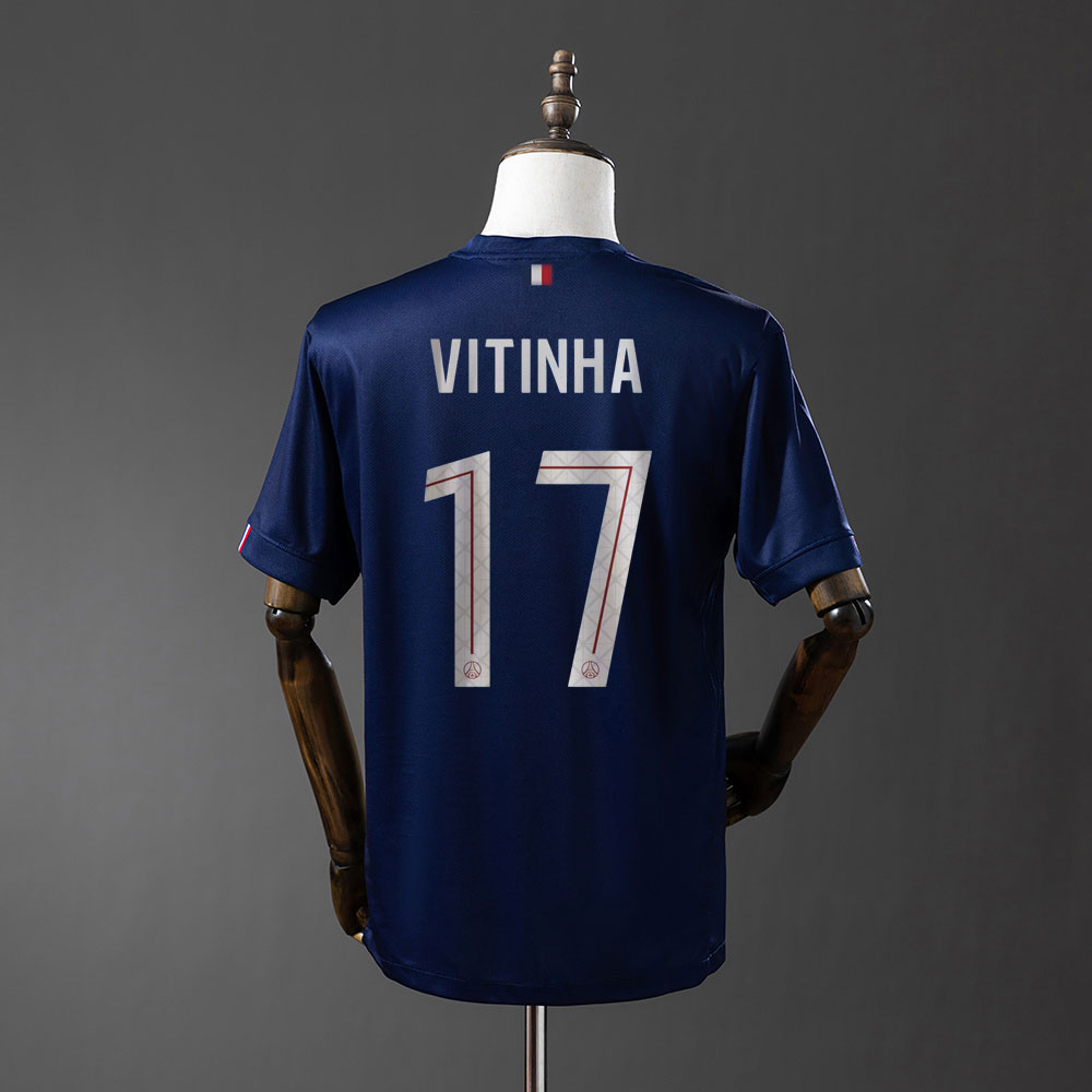Paris Saint-Germain Home Kit 202526 UEFA Champions League – Nr 17 Kampskjorte