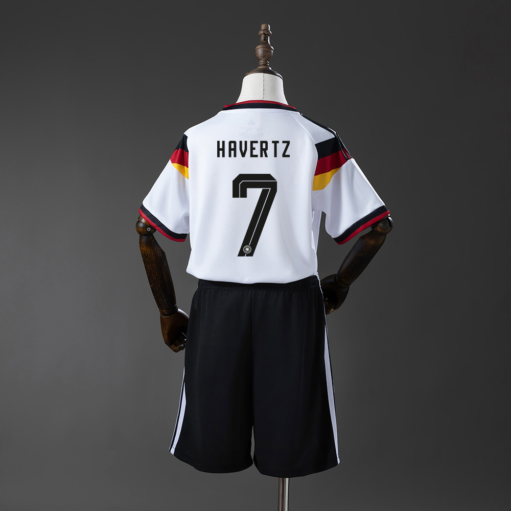 Tyskland VM 2026 hjemmedrakt barn med HAVERTZ 7 fotballsett