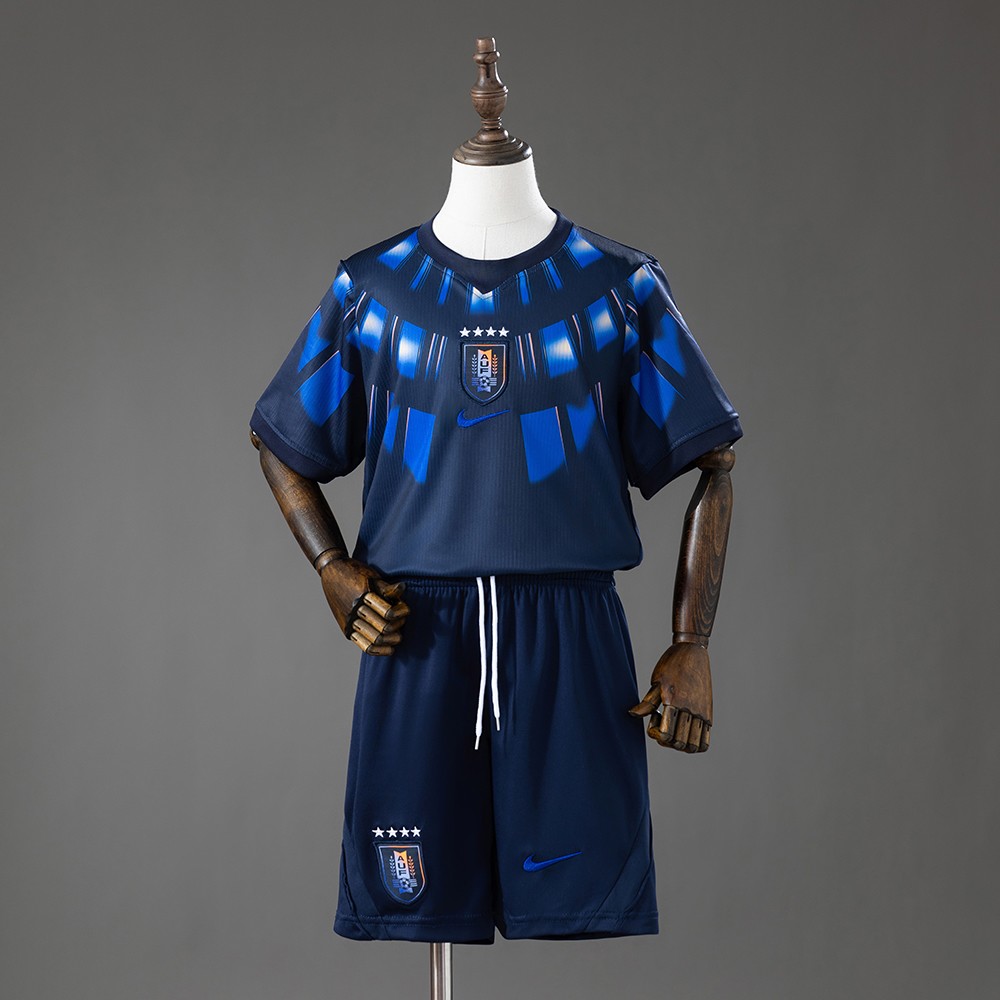 Uruguay Landslagsdrakt VM Drakt 2026 Barn Bortedrakt
