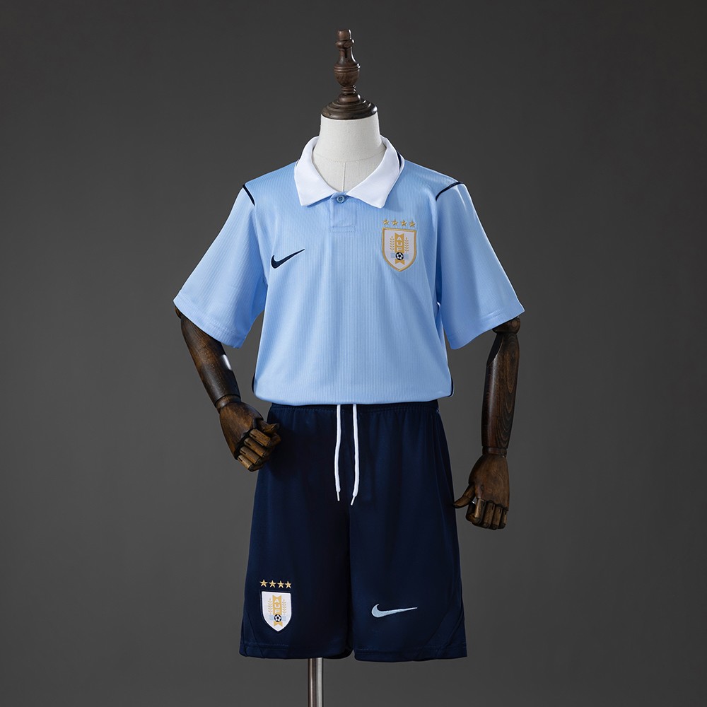 Uruguay VM 2026 hjemmedrakt barn fotballsett