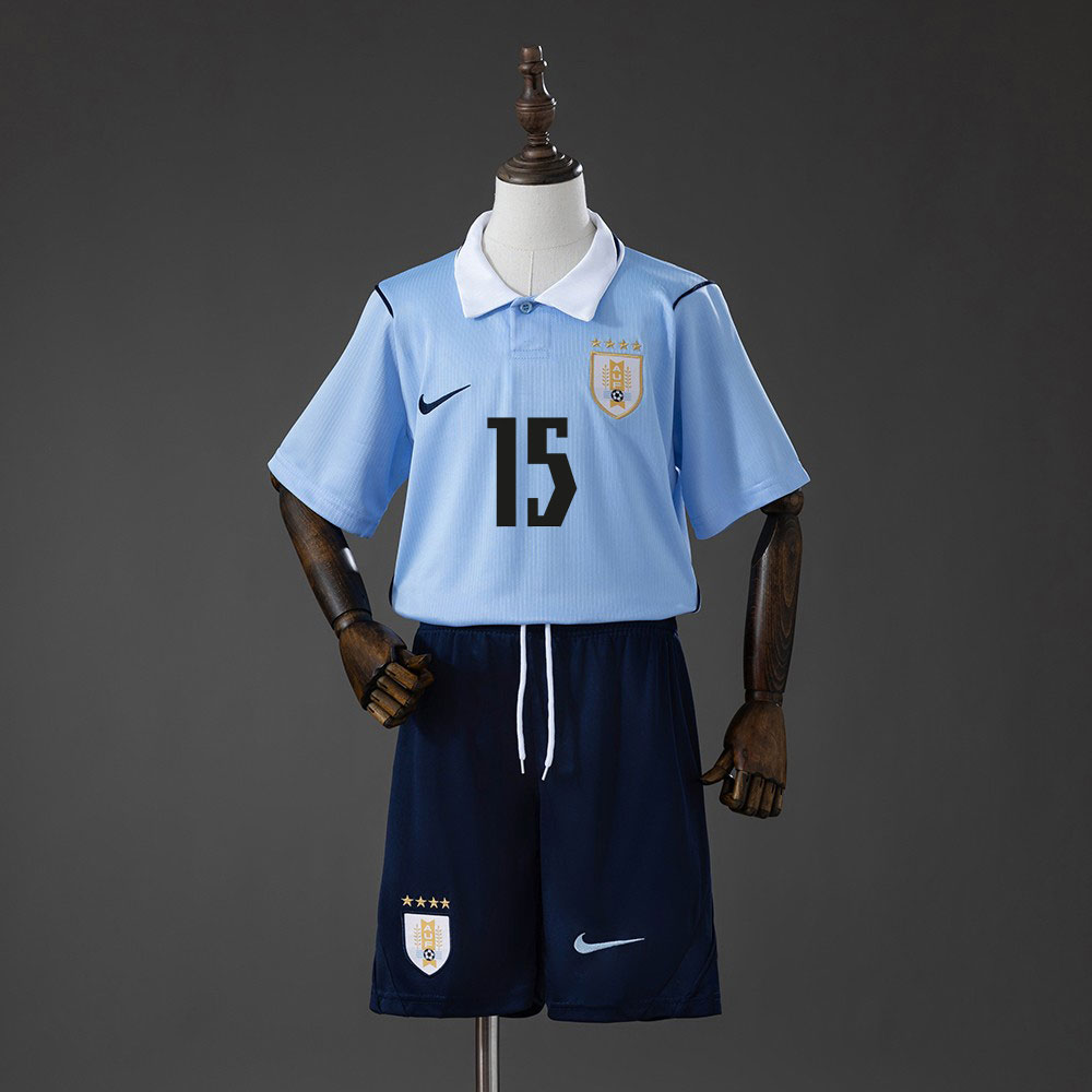 Uruguay landslagsdrakt barn med VALVERDE 15