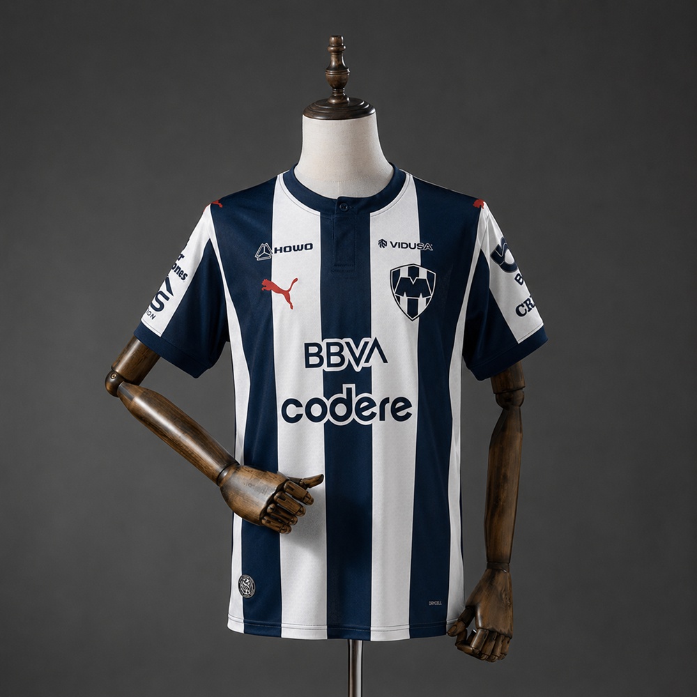 CF Monterrey hjemmedrakt 202627 blå og hvit