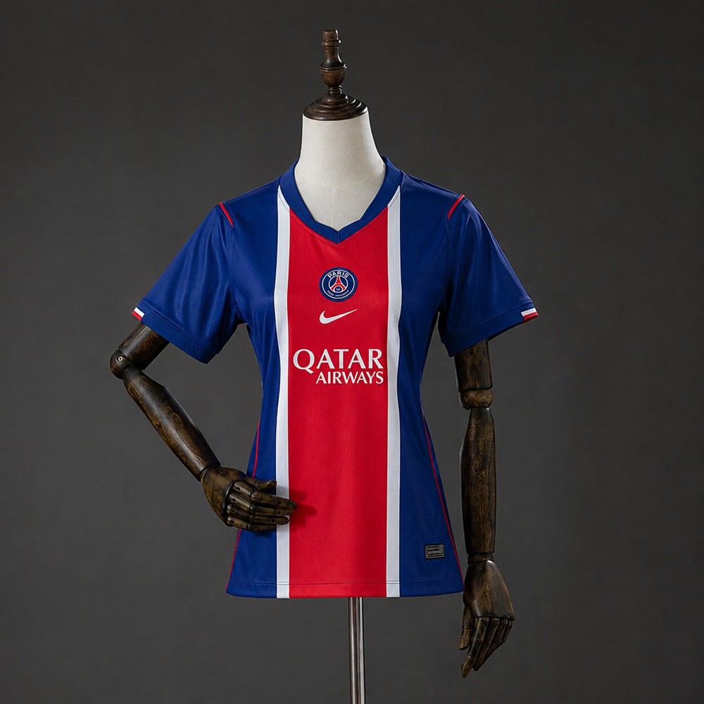 Kongeblå PSG hjemmedrakt dame 26/27 med bred rød Hechter-stripe
