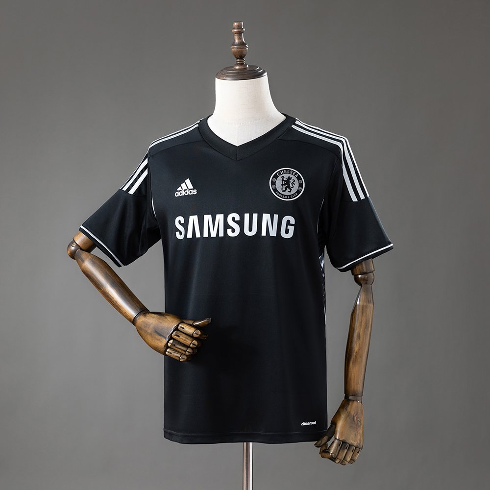 Svart Chelsea 2013/14 retro tredjedrakt for herre sett forfra